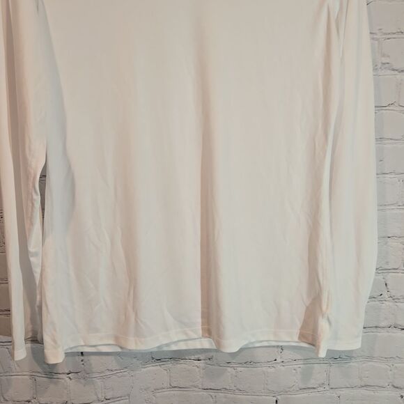 Hanes sport white long sleeve top size L - Picture 3 of 7